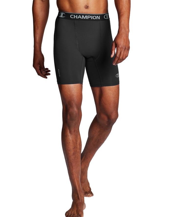 Champion Compression Korte Broek Heren - Zwart - Belgie 9870UQTEC